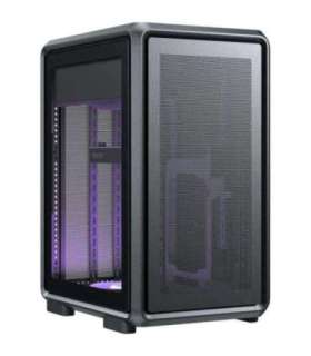 Cooler Master MF400M-KHNN-S00 MasterFrame 400 Mesh Black, mATX, USB 3.2 Type-C, Window, Black