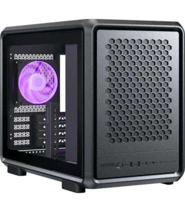Cooler Master MF400M-KHNN-S00 MasterFrame 400 Mesh Black, mATX, USB 3.2 Type-C, Window, Black