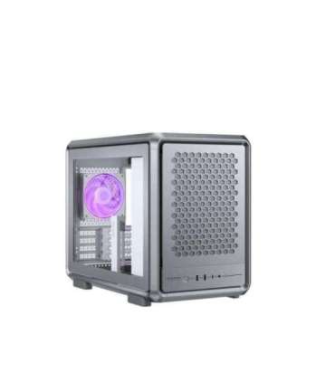 Cooler Master MF400M-SHNN-S00 MasterFrame 400 Mesh Silver, mATX, USB 3.2 Gen 2x2 Type-C, Window