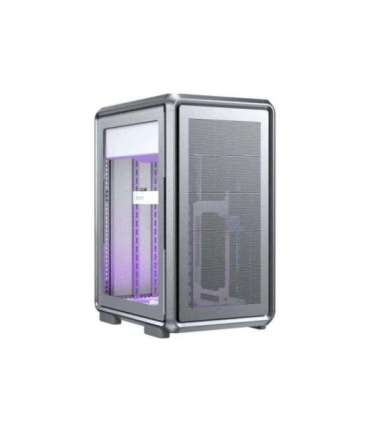 Cooler Master MF400M-SHNN-S00 MasterFrame 400 Mesh Silver, mATX, USB 3.2 Gen 2x2 Type-C, Window