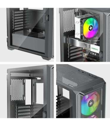 Case|XILENCE|ATX/micro ATX/Mini-ITX|Black|Midi Tower|PC|XG161
