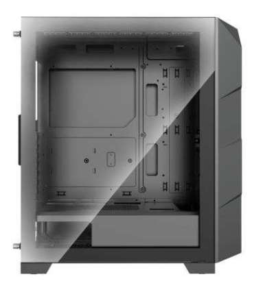 Case|XILENCE|ATX/micro ATX/Mini-ITX|Black|Midi Tower|PC|X812.ARGB