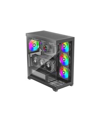 Case|XILENCE|ATX/micro ATX/Mini-ITX|Black|Midi Tower|PC|X818.ARGB