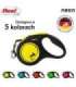 Flexi New NEON 5 m Black, Yellow Dog Retractable lead