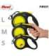 Flexi New NEON 5 m Black, Yellow Dog Retractable lead