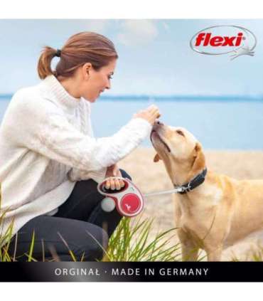 Flexi New COMFORT 8 m Black, Grey Dog Retractable lead