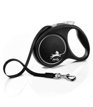 Flexi Black Design M 5 m Dog Retractable lead
