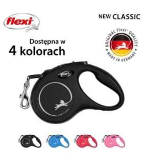 Flexi New CLASSIC 5 m Black Dog Retractable lead
