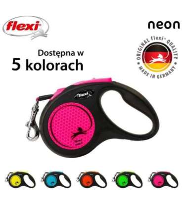 Flexi New Neon S 5 m Dog Retractable lead