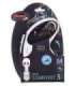 Flexi New Comfort M Tape 5 m Black Dog Retractable lead