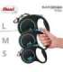 Flexi Automatic leash Black Design S 5 m, Blue