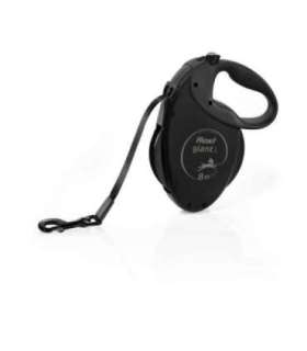 FLEXI Giant Tape Black Edition - automatic dog leash - 8 m