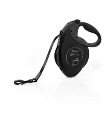 FLEXI Giant Tape Black Edition - automatic dog leash - 8 m