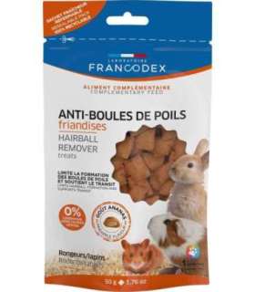 FRANCODEX Anti-Hooking Treats - Rabbit treat - 50g