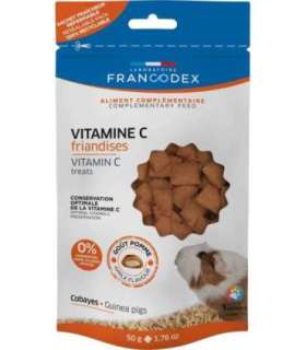 FRANCODEX Vitamin C treats - Guinea pig treat - 50g