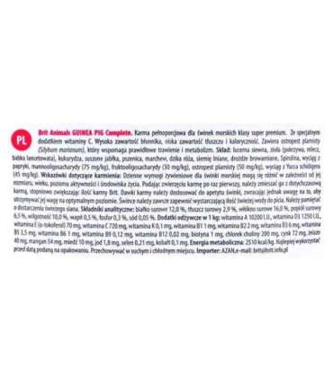 BRIT Animals Guinea Pig Complete - dry food for guinea pigs - 1.5 kg