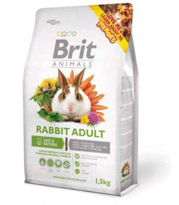BRIT Animals Rabbit Adult Complete - rabbit food - 1.5kg