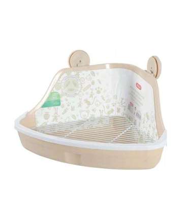 ZOLUX Small corner toilet 320x250x150 mm beige