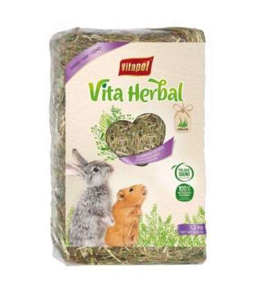 VITAPOL Vita Herbal - hay for rodents - 1,2 kg
