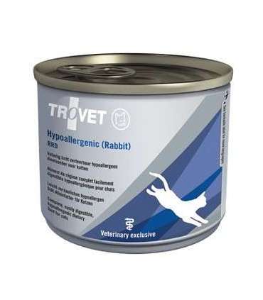 TROVET Hypoallergenic RRD with rabbit - wet cat food - 200g