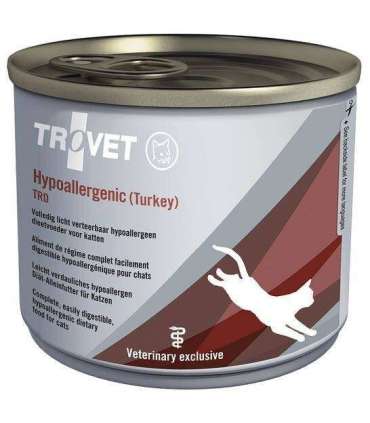 TROVET Hypoallergenic TRD with turkey - wet cat food - 200g