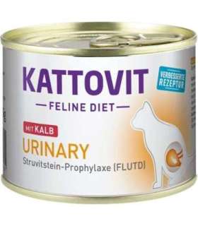 KATTOVIT Feline Diet Urinary Veal - wet cat food - 185g