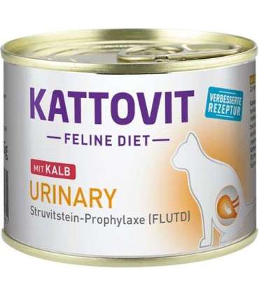 KATTOVIT Feline Diet Urinary Veal - wet cat food - 185g