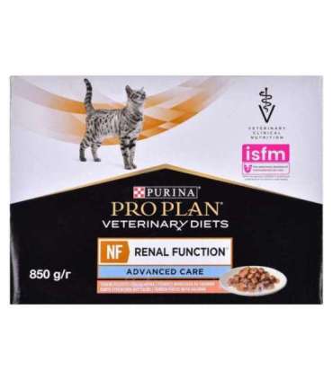 PURINA NF Renal Function Feline Salmon - wet cat food - 10x85g