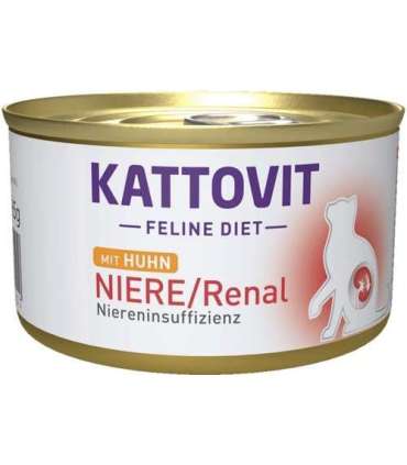 KATTOVIT Feline Diet Niere/Renal Chicken - wet cat food - 185g