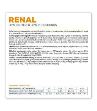 VET EXPERT Veterinary Diet Renal Cat - wet food for cats - 100g
