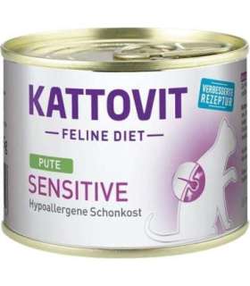 KATTOVIT Sensitive Turkey - wet cat food - 185g