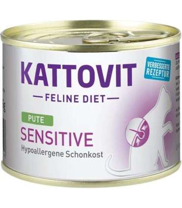 KATTOVIT Sensitive Turkey - wet cat food - 185g