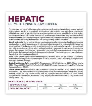 VET EXPERT Veterinary Diet Hepatic Dog - wet food for dogs - 400g