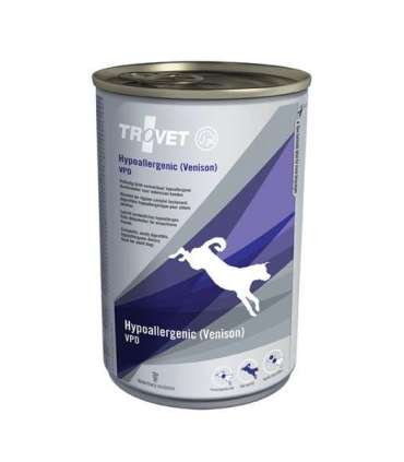 TROVET Hypoallergenic VPD with venison - Wet dog food - 400 g