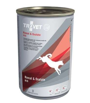 TROVET Renal & Oxalate RID with chicken - Wet dog food - 400 g