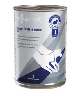 TROVET Unique Protein UPR with rabbit - Wet dog and cat food - 400 g