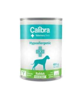 CALIBRA VD Dog Hypoallergenic Rabit&Insect - wet dog food - 400g