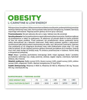 VET EXPERT Veterinary Diet Obesity Dog - wet food for dogs - 400g