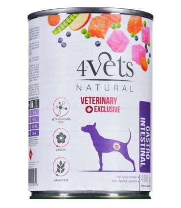 4VETS Natural Gastro Intestinal Dog - wet dog food - 400 g