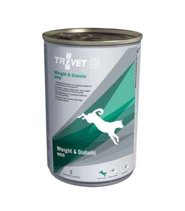 TROVET Weight & Diabetic WRD with chicken - Wet dog food - 400 g