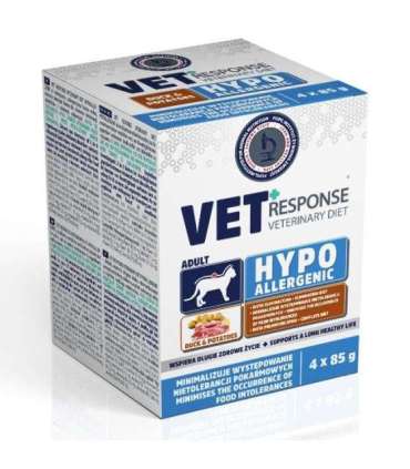 VET RESPONSE Hypoallergenic Duck - wet cat food - 4x85g