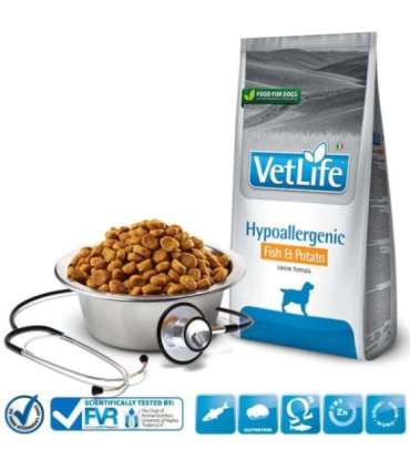 Farmina Vet Life Hypoallergenic Fish & Potato Dog  12kg