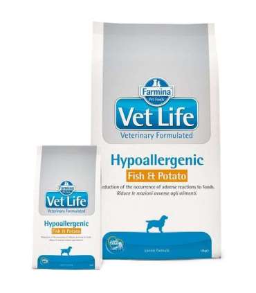Farmina Vet Life Hypoallergenic Fish & Potato Dog  12kg