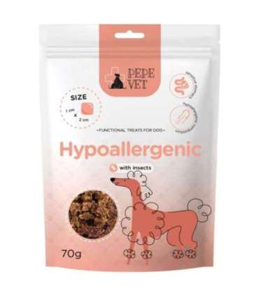PEPE VET Hypoallergenic Insect - dog treat - 70g