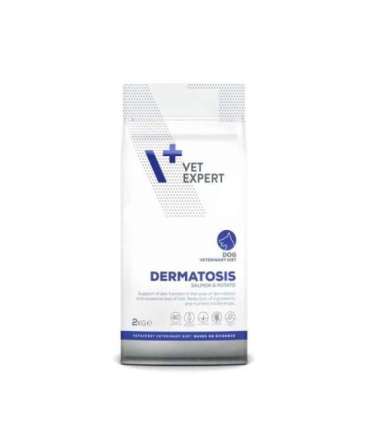 VET EXPERT Veterinary Diet Dermatosis Dog Salmon & Potato - dry dog food - 2 kg