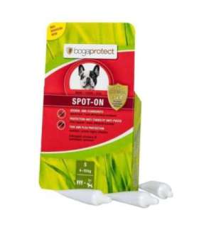 BOGAR Bogaprotect® Spot-on S (4-10 kg) - drops against fleas and ticks for dogs – 3x1.2 ml