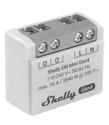 Inteligentny sterownik do pomiaru zużycia energii WiFi Shelly EM Mini Gen4
