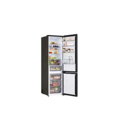 LG GBBS322CEV Refrigerator, C, Free-standing, Combi, Height 2.03 m, Net fridge 262 L, Net freezer 113 L, Black