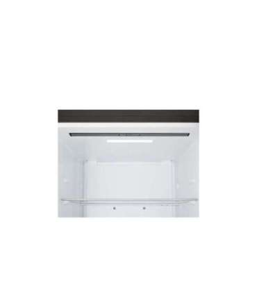LG GBBS322CEV Refrigerator, C, Free-standing, Combi, Height 2.03 m, Net fridge 262 L, Net freezer 113 L, Black
