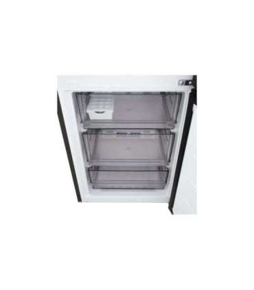 LG GBBS322CEV Refrigerator, C, Free-standing, Combi, Height 2.03 m, Net fridge 262 L, Net freezer 113 L, Black